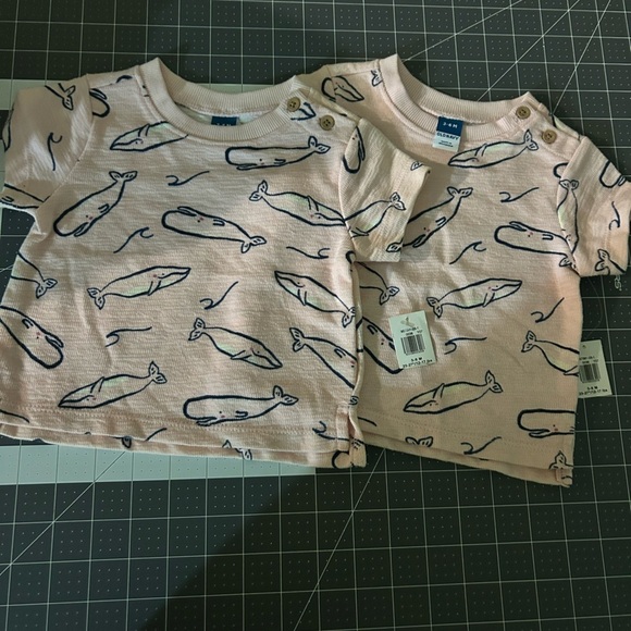 Old Navy Other - Old Navy Pink Whale Print Kids Shirts